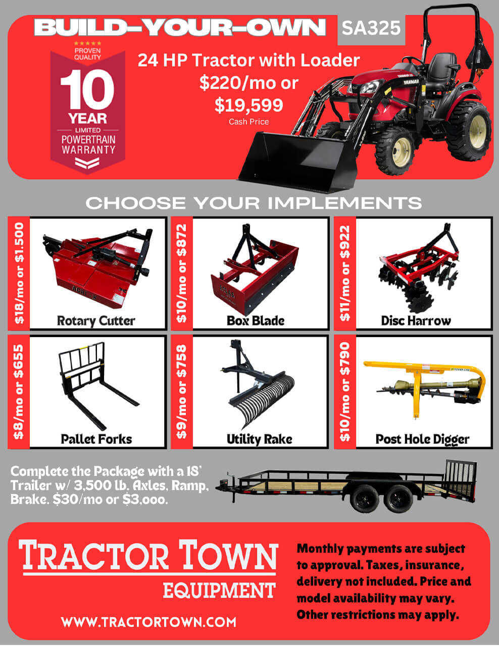 Yanmar Tractor Packages | Tractor Town Equipment | Lewisburg, TN