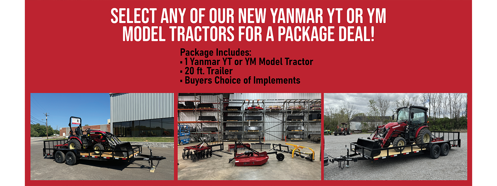 select new YT or YM Yanmar model
