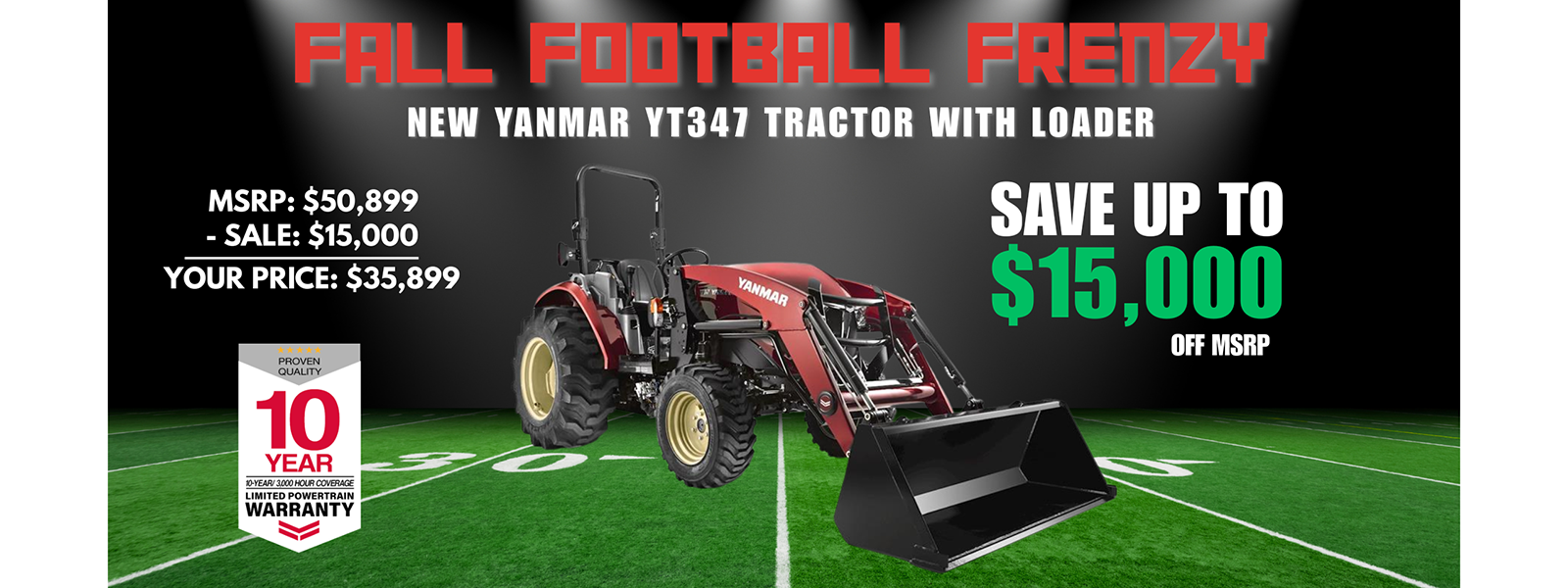 Fall Football Frenzy Sale
