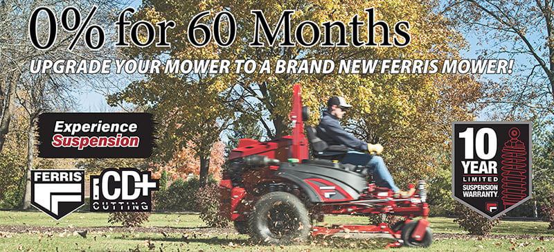 0% for 60 Months on Ferris Mower