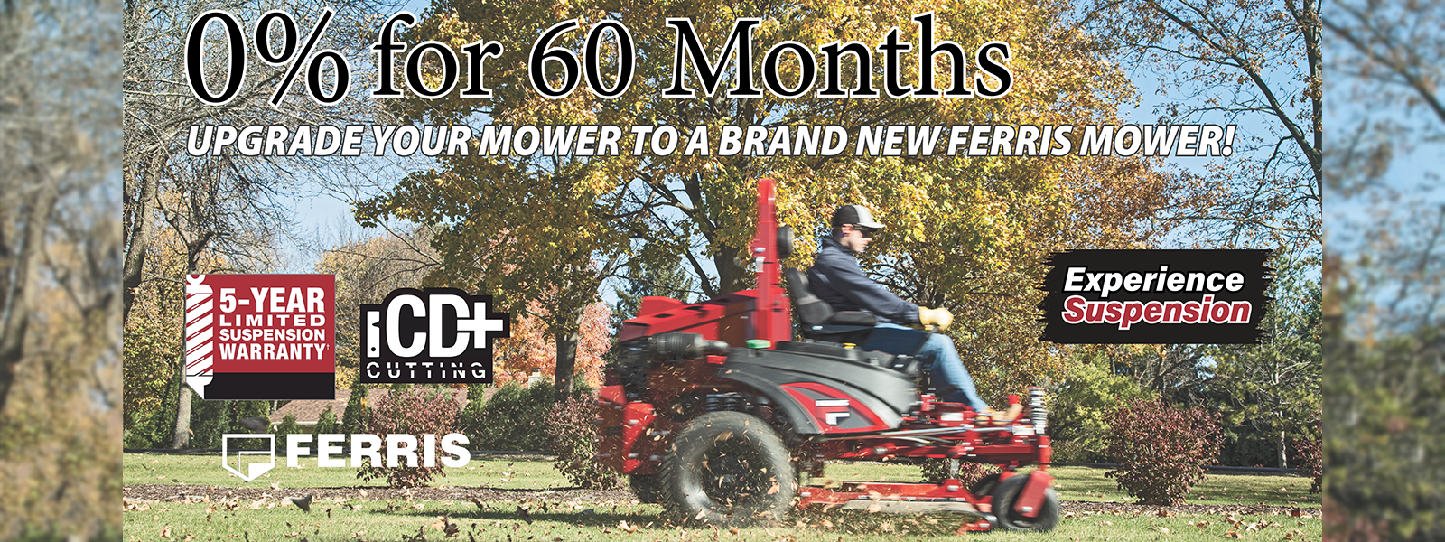 0% for 60 Months on Ferris Mower